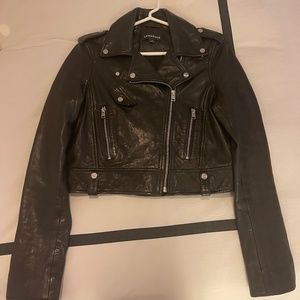 Lamarque Black leather jacket, Size S, Women's